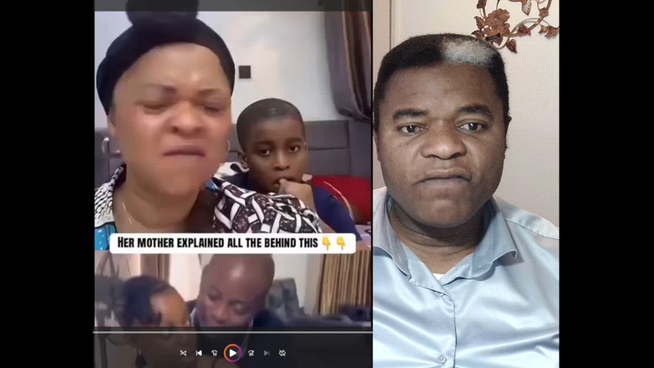 Nigerian woman defends her husband after Nigerians started spreading Rumors that her daughter Looked...