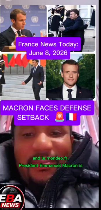MACRON FACES DEFENSE SETBACK