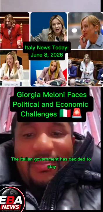 Giorgia Meloni Faces Political and Economic Challenges 🇮🇹🚨