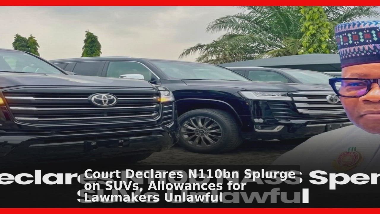 Top 10 Business Nigeria headlines 🙄🚀 discussions:
1. Court Declares N110bn Splurge on SUVs, Allowa...