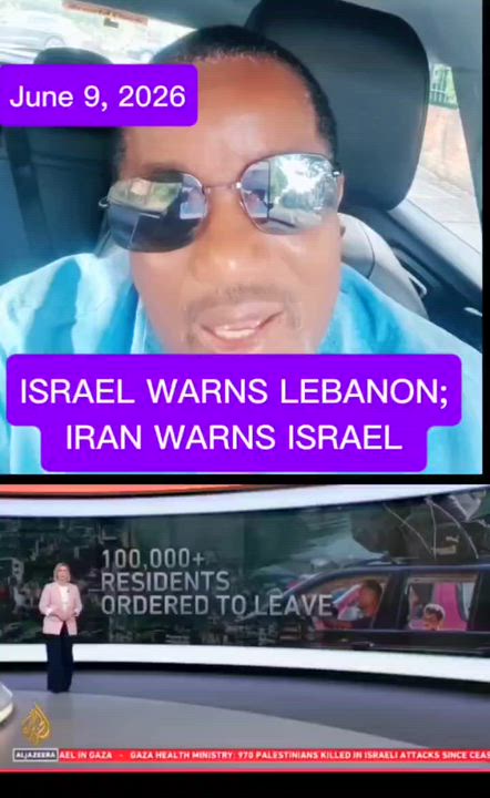 ISRAEL WARNS LEBANON; IRAN WARNS ISRAEL