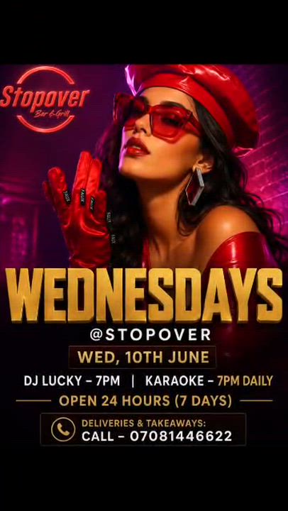 *🍹STOPOVER WEDNESDAYS TONIGHT!🍹* 

Good Food, Ice Cold Drinks, Good Vibes & Amazing Atmosphere awa...