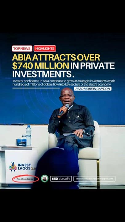 Speaking at the Invest Lagos 3.0 Summit, Governor Alex Otti highlighted major investments already fl...
