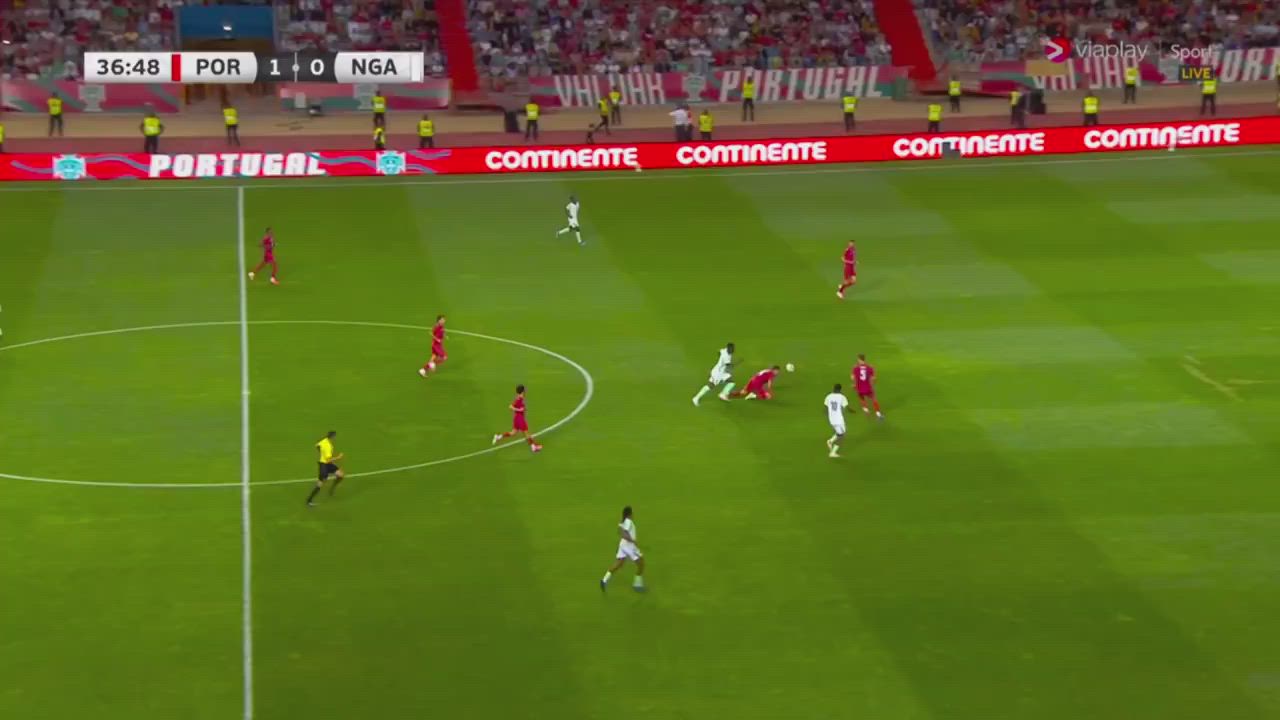 Superstar Akor Adams equalized tonight's friendly match against Portugal with a brilliant left strik...
