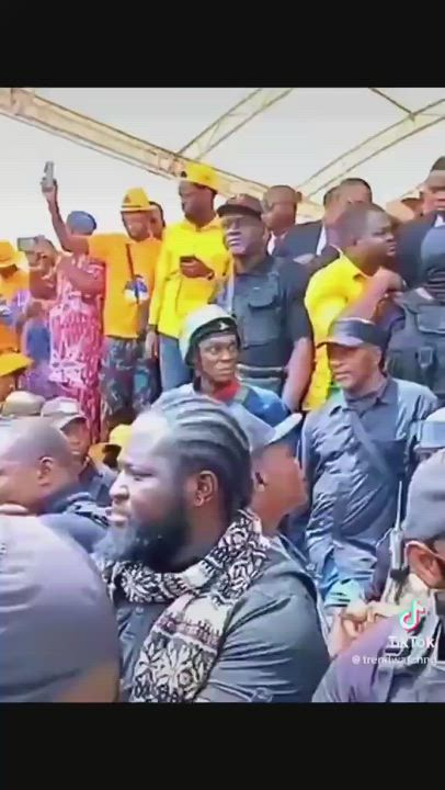 Governor of Osun State, Ademola Adeleke and some leaders of the Accord political party escaped unhur...