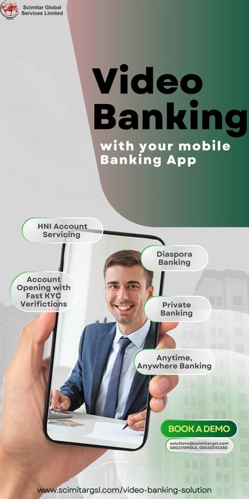 As a Bank, you can take down your accessibility and distance barriers with Video Banking on your mob...