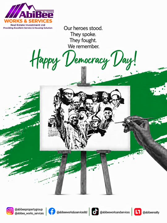 As we celebrate Democracy Day, We remain committed to helping families secure their future through s...