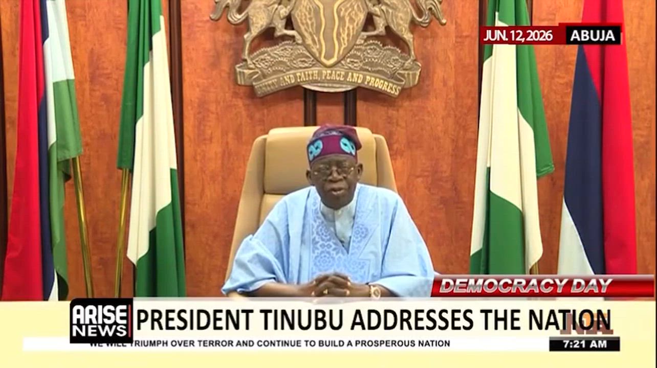 June 12 Reminds Us: we Bend, We Bleed, But Nigerians Do Not Break — Tinubu

Fellow Nigerians, 27 yea...
