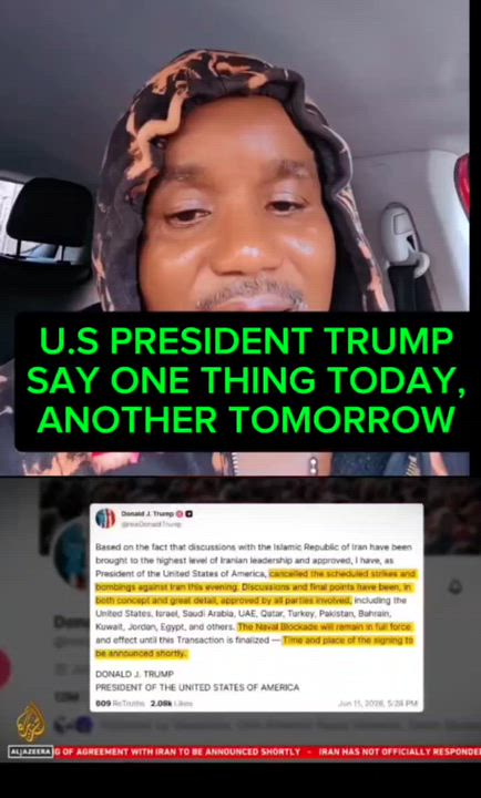 TRUMP SAY ONE THING TODAY, ANOTHER TOMORROW