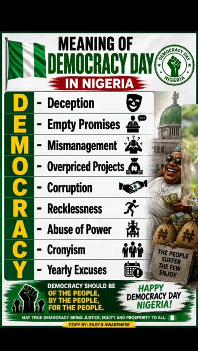 🇳🇬 MEANING OF DEMOCRACY DAY IN NIGERIA