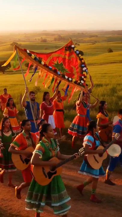 Here's a brief caption:

Discover the vibrant Folia de Reis, a Brazilian tradition celebrating the j...