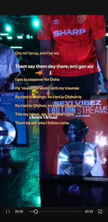 Seyi vibes hit over 2 billion stream on audiomack #LekeeLekee  #Trending  #Chelsea