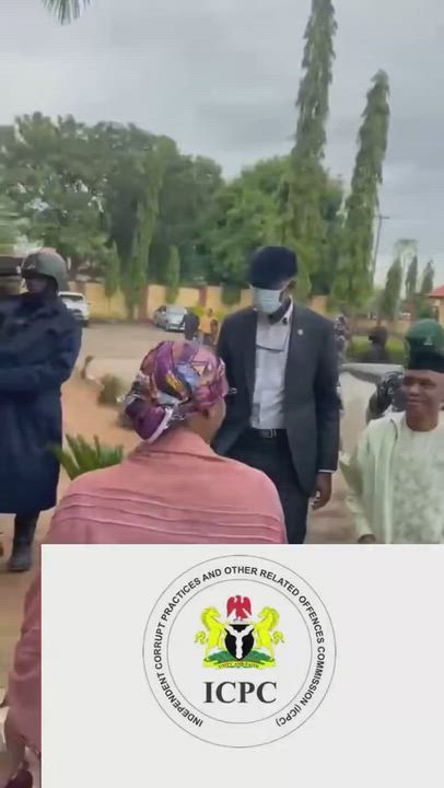 Former Kaduna State Governor Nasir El-Rufai Arrived Federal High Court, Kaduna, for Continuation of...