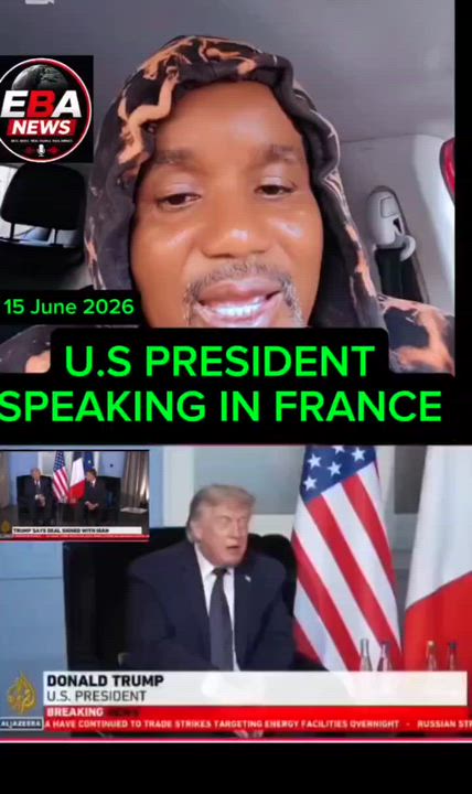 U.S PRESIDENT
SPEAKING IN FRANCE