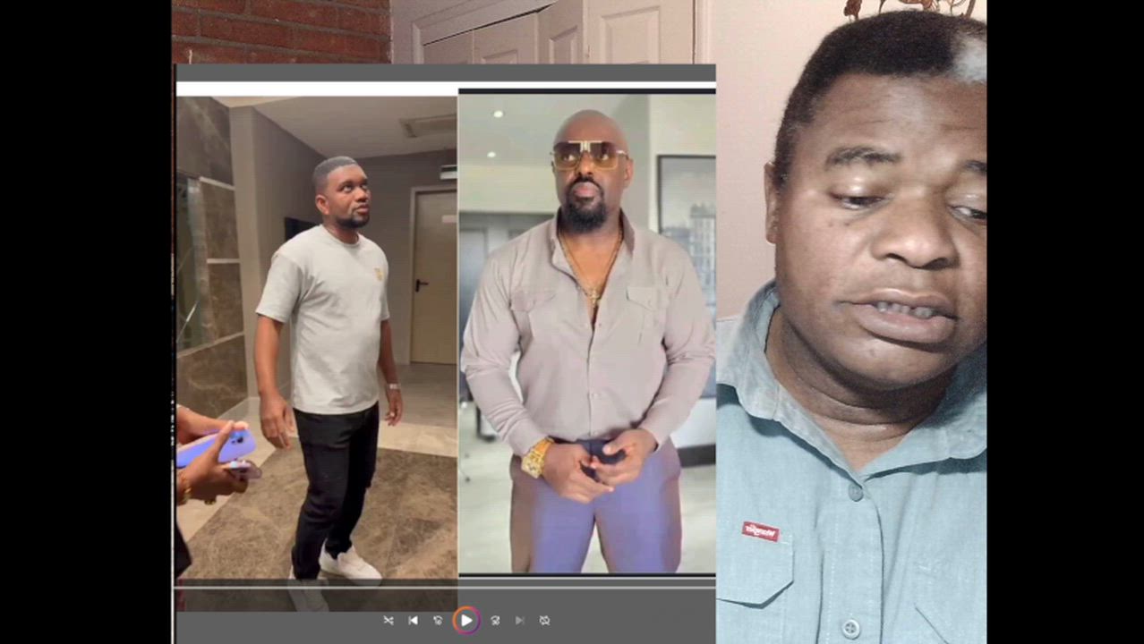 MC Mbakara complains after meeting Jim Iyke in an elevator, saying he only got a handshake from him...