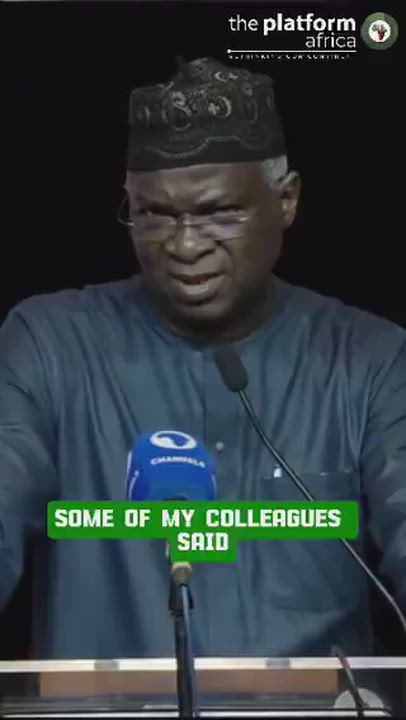 Babatunde Fashola asks the hard questions Nigerians must answer. 
Are we a nation, a country... or j...