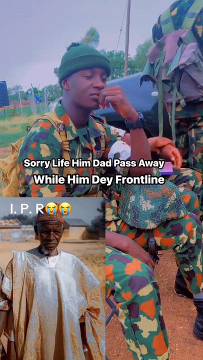 🪖💔SAD:💔 He lost his dad while on Military operation. 💔💔💔💔

🕊️🕊️May God Rest Baba soul and gra...