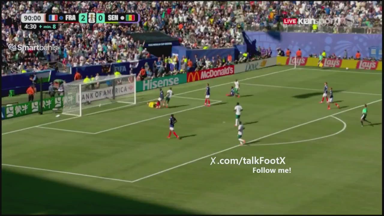 18 year old #PSG star Ibrahim Mbaye scored the first #FIFAWC2026 for Senegal ⚽🔥

⏱️97': France 2 -...