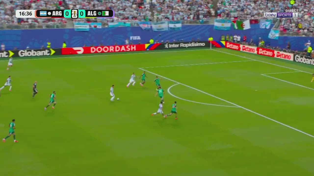 GOLAZO!! Lionel Messi scores Argentina's first goal of the #FIFAWC2026 on their debut in New York....