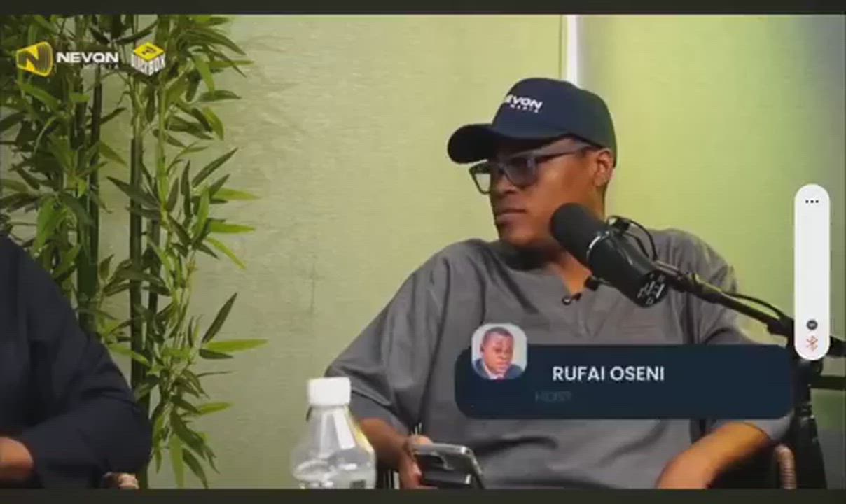 Rufai: People say you're always chickening out of problems, and that's why you left ADC and couldn't...