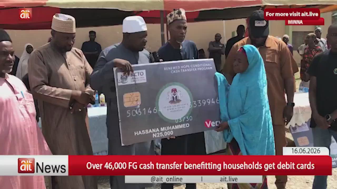 Over 46,000 house holds benefiting from the Federal Government cash transfer get debit cards