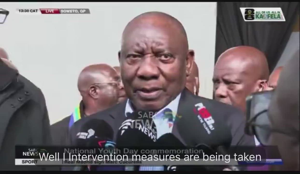“No South African should attack anyone from our sister African countries”

~ South African President...