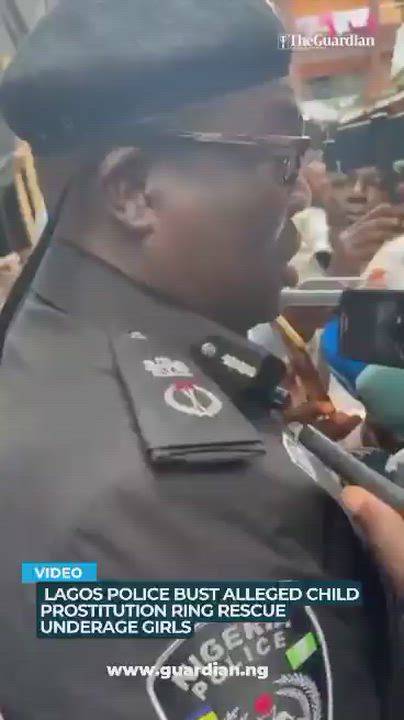 Lagos State police have uncovered an alleged child prostitution ring operating from a building withi...