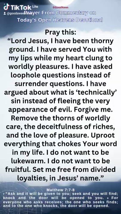 #Prayer from Commentary on Today's Open Heavens Devotional by Pastor E A Adeboye

1 John 5:14-15 Voi...