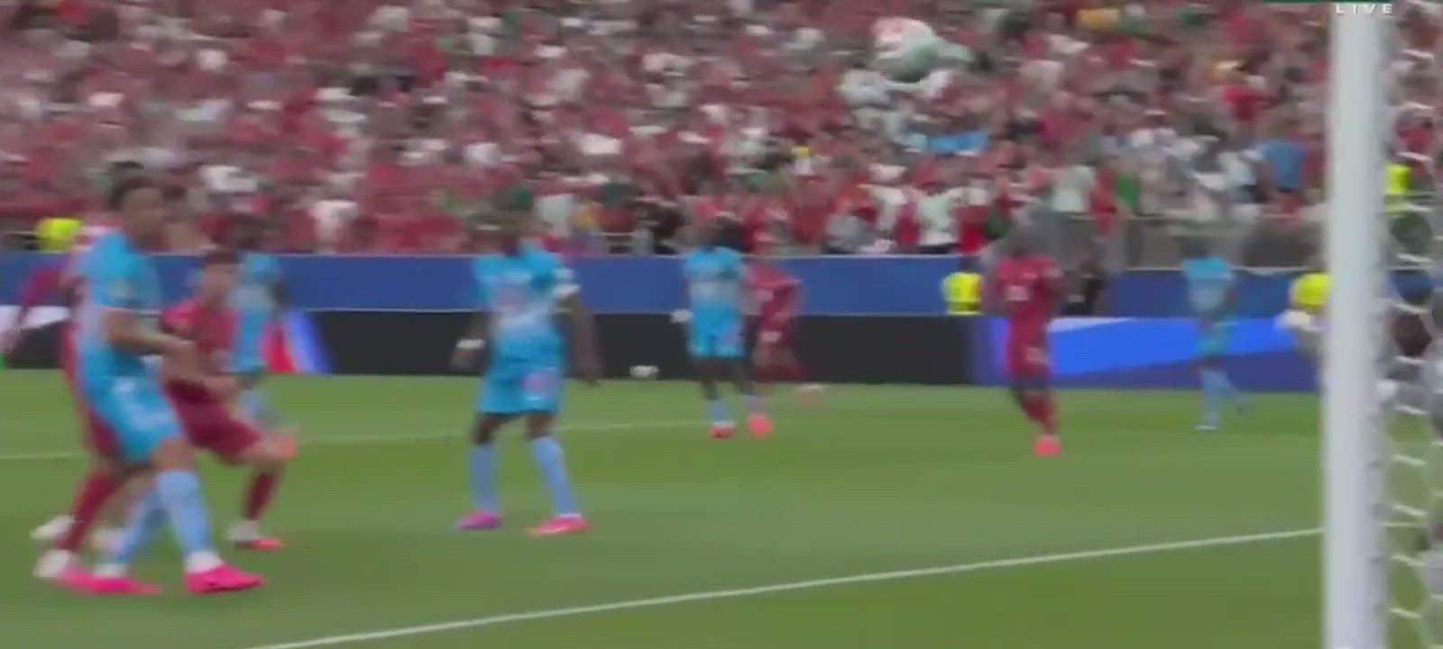 João Neves scored Portugal's first #FIFAWC2026 goal just six minutes into the game, in what's his Wo...