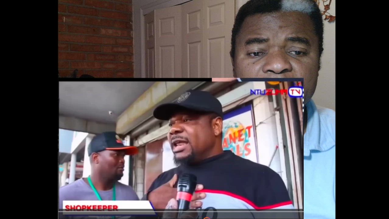 Nigerian Shopkeeper in South Africa told to close his shops and get out of the country.