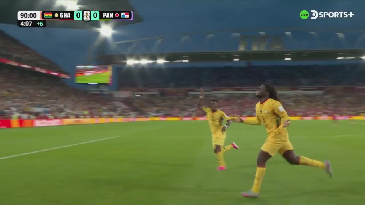 95th-minute GOLAZO from Caleb Yirenkyi on his World Cup Debut! Ghana's Black Stars strike late with...