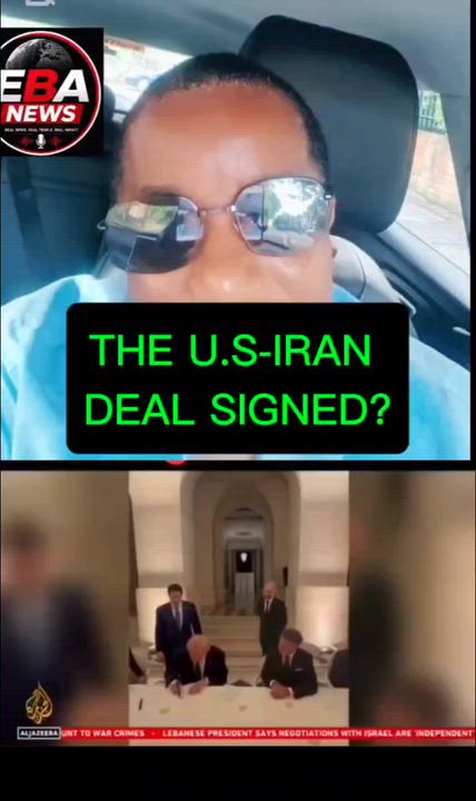 THE U.S-IRAN DEAL SIGNED?