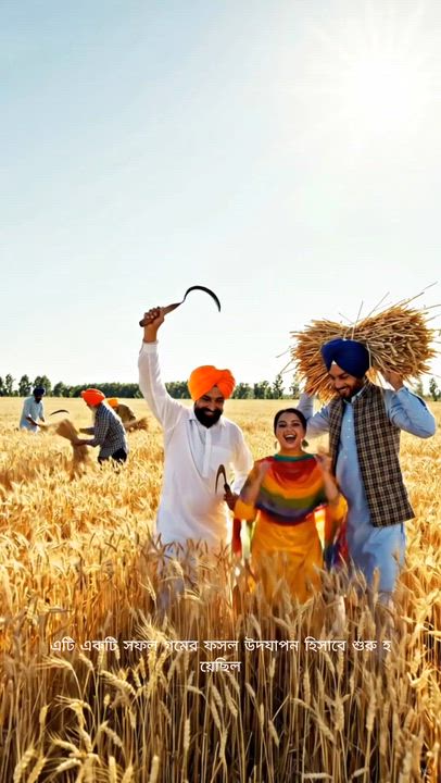 🌾✨ Baisakhi celebrates the joy of harvest, gratitude, faith, and community. From the golden fields...