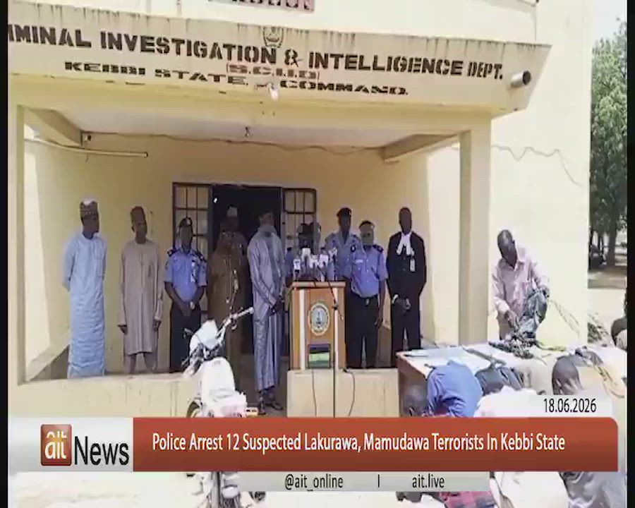 Nigeria Police Force has Arrested 12 Suspected Lakurawa, Mamudawa Terrorists In Kebbi State