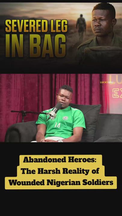 💔💔Severed leg 🦵 of a soldier in the Bag😭😭

🇳🇬🫡The Harsh reality of a wounded Nigerian soldier....