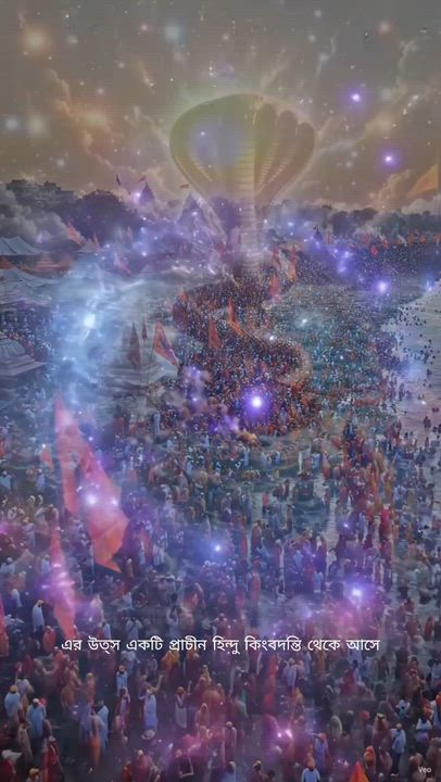 Millions gather, one sacred tradition. 🌊✨ Discover the ancient origins of Kumbh Mela, the world's...