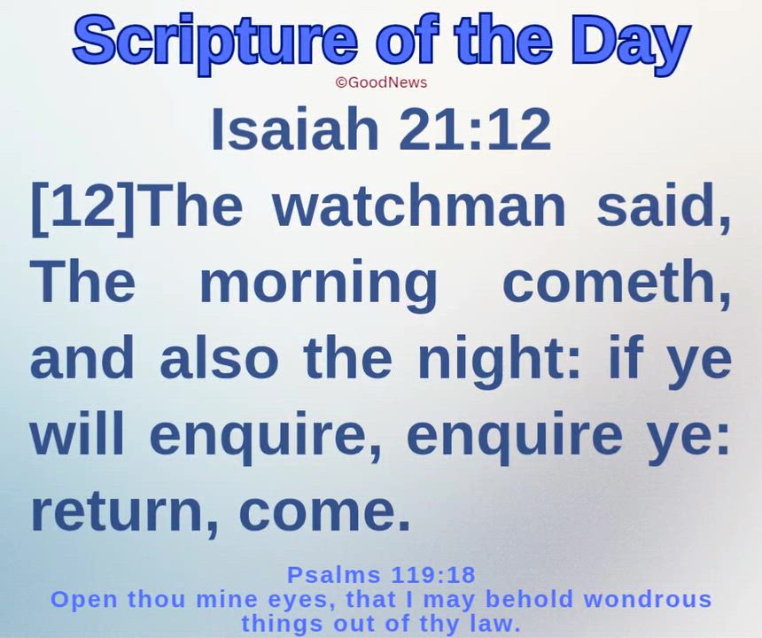 #ScriptureDelight
Meditate and act positively on the Word, and where applicable, pray and make your...