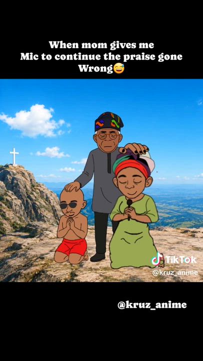 Singing praise to God gone wrong omo but the music enter na why una president dey vex 😂😂