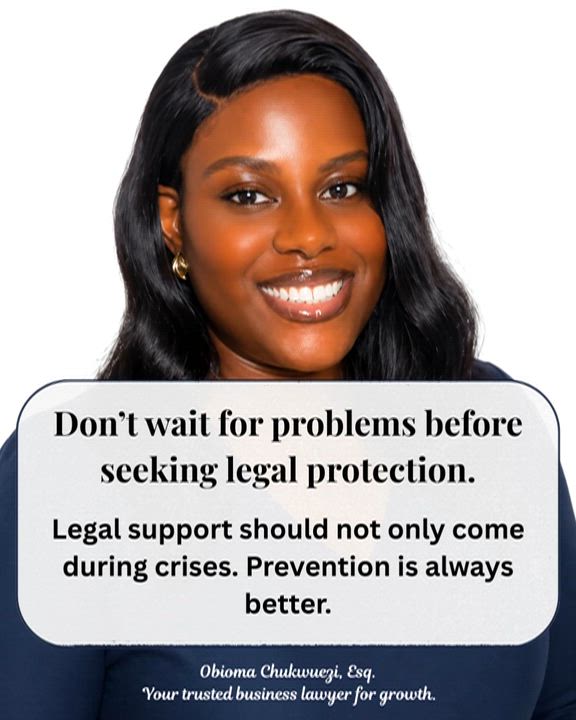📌Day 21 of Build. Protect. Grow.

Today's reminder:

"Don't wait for problems before seeking legal...