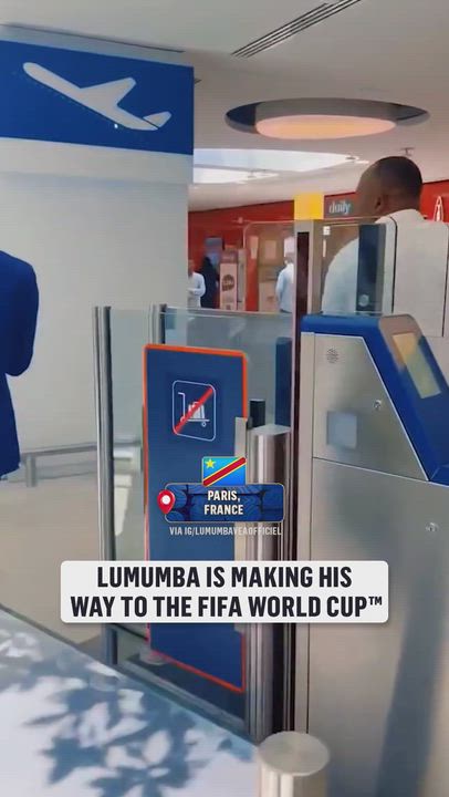 Finally on his way!. DR Congo's legendary fan Lumumba is #FIFAWC2026 ready 🇨🇩

Kuka Muladinga, known...