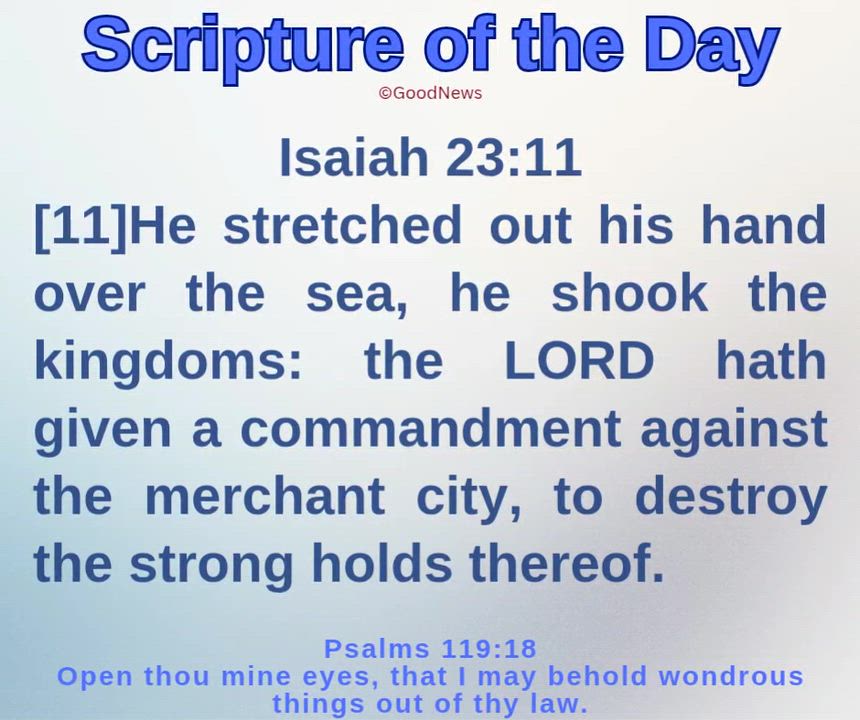 #ScriptureDelight
Meditate and act positively on the Word, and where applicable, pray and make your...