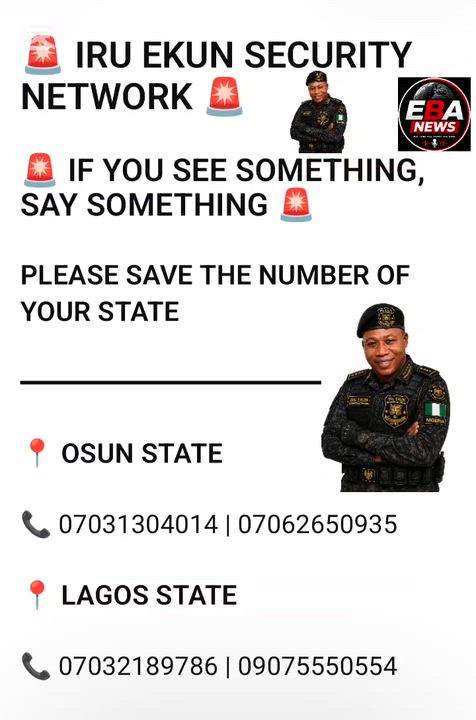 PUBLIC SECURITY INFORMATION?

PLEASE SAVE THE NUMBER OF YOUR STATE