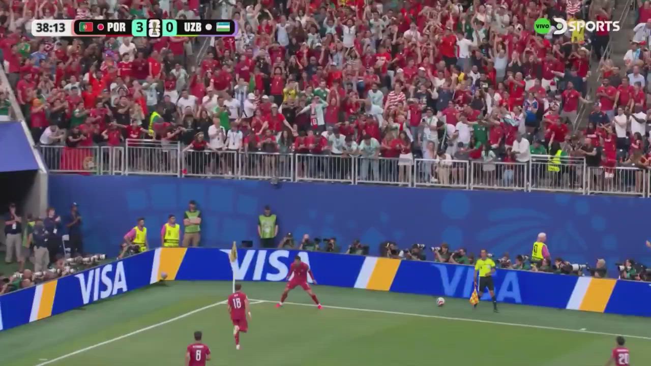 An historic SIIUUUUU at the #FIFAWC2026 !! ✨

With a BRACE, Cristiano Ronaldo has now become the fi...