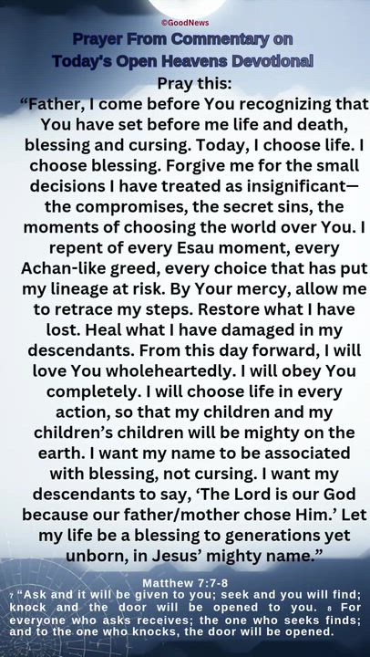 #PrayerFromCommentaryOnTodaysOpenHeavensDevotionalbyPastorEAAdeboye 
1 John 5:14-15 Voice
We live in...