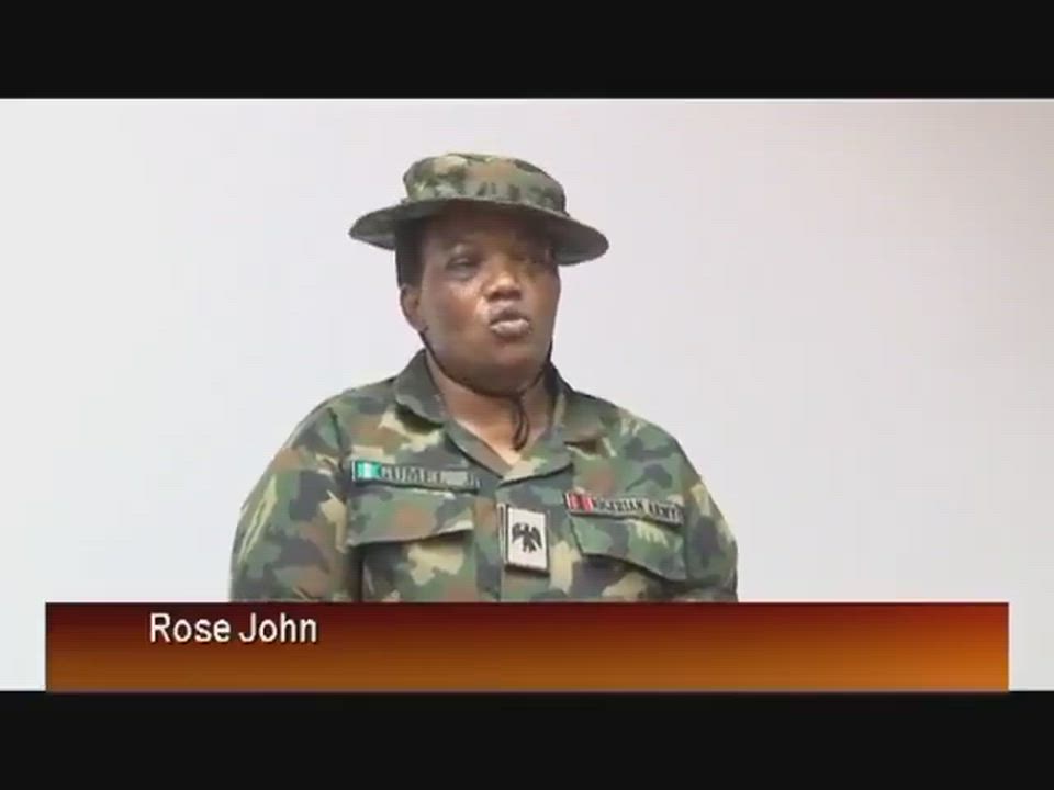 Fake soldier, Rose John, has been arrested by the Nigerian Military Police. The suspect was apprehen...