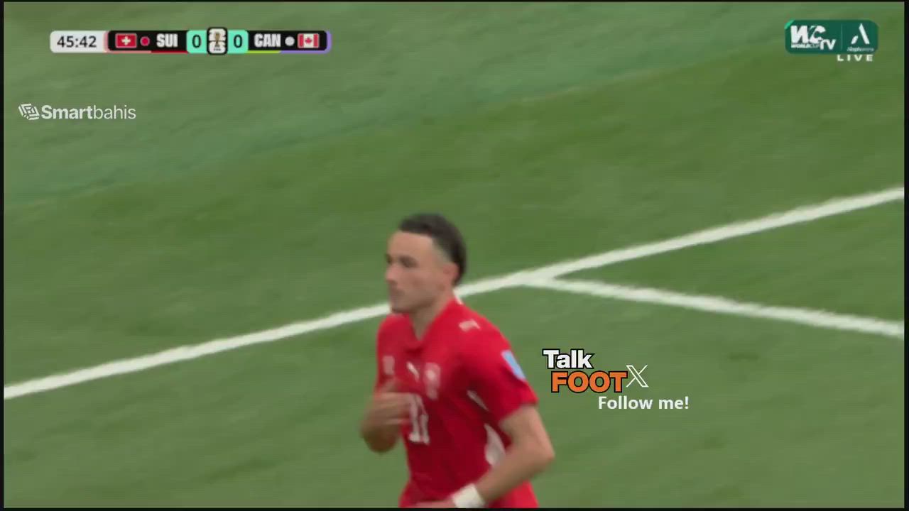 Switzerland scored 40 seconds into the second half, a great move by Ruben Vargas Martínez 🤯⚽🔥

⏱️...