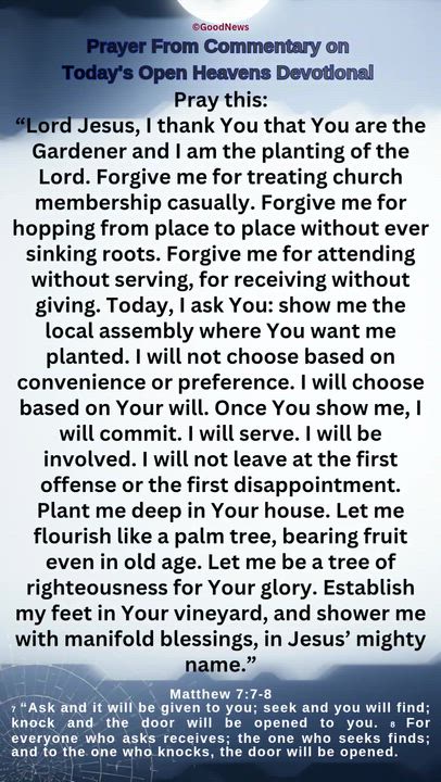 #PrayerFromCommentaryOnTodaysOpenHeavensDevotionalbyPastorEAAdeboye 
1 John 5:14-15 Voice
We live in...