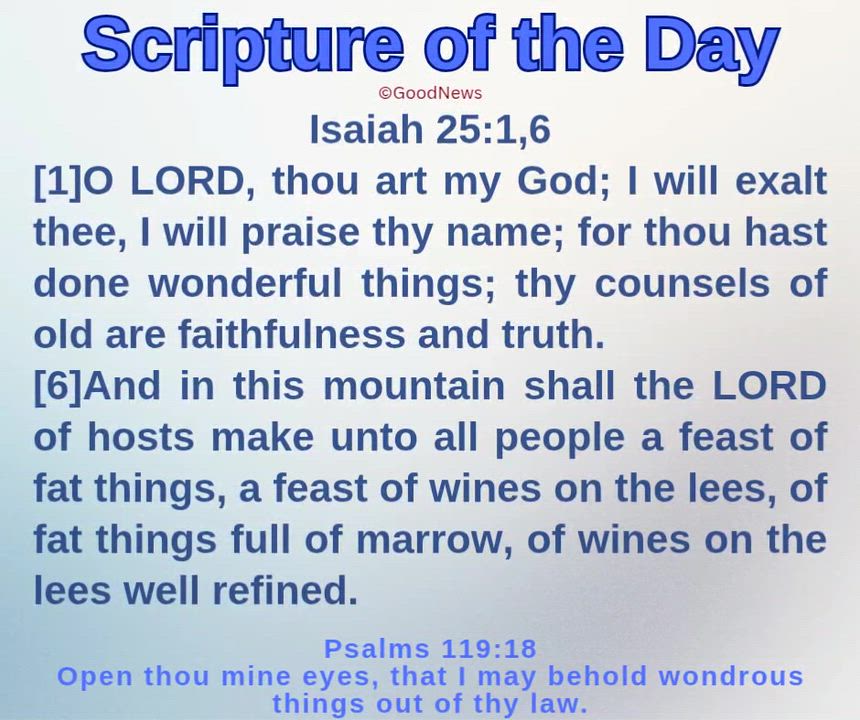 #ScriptureDelight
Meditate and act positively on the Word, and where applicable, pray and make your...