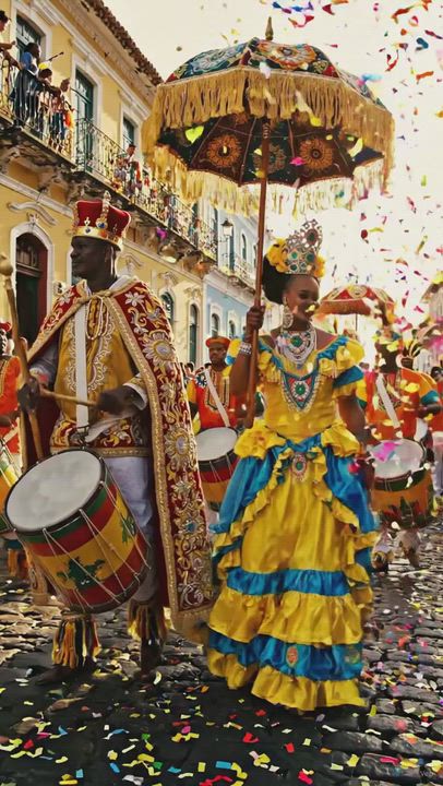Experience the vibrant rhythms and royal traditions of Maracatu, a powerful celebration of Afro-Braz...