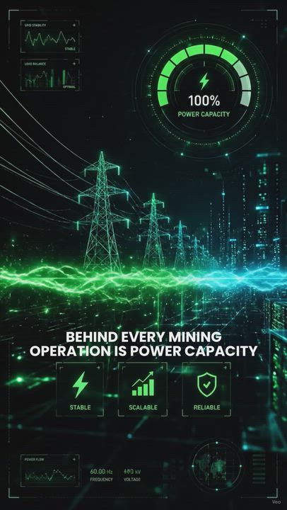 Most people see Bitcoin.

Few see the power, capacity, and infrastructure behind it.

Growth doesn't...
